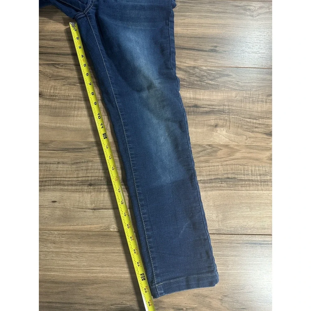 LEE Girls Slip On Jeans Size Large (14/16) Dark‎ Blue
